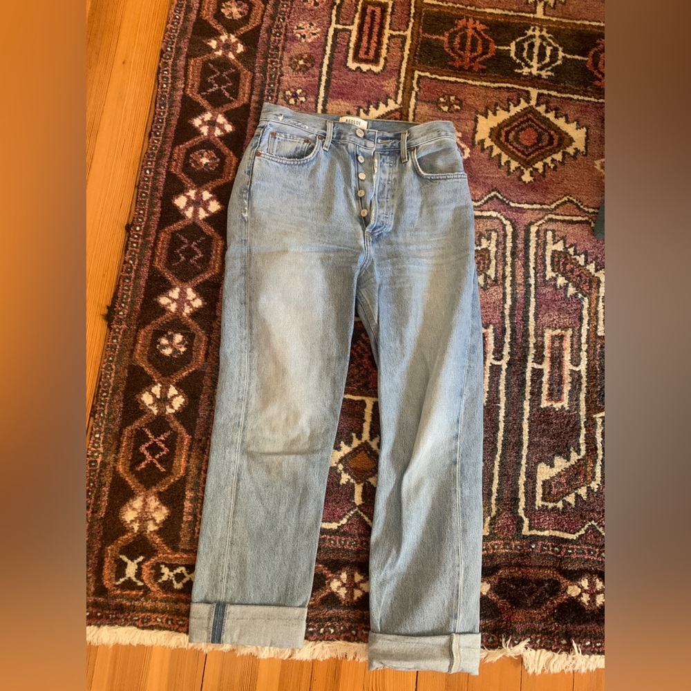 Agolde 90’s Pinch Waist High Rise Straight Jeans